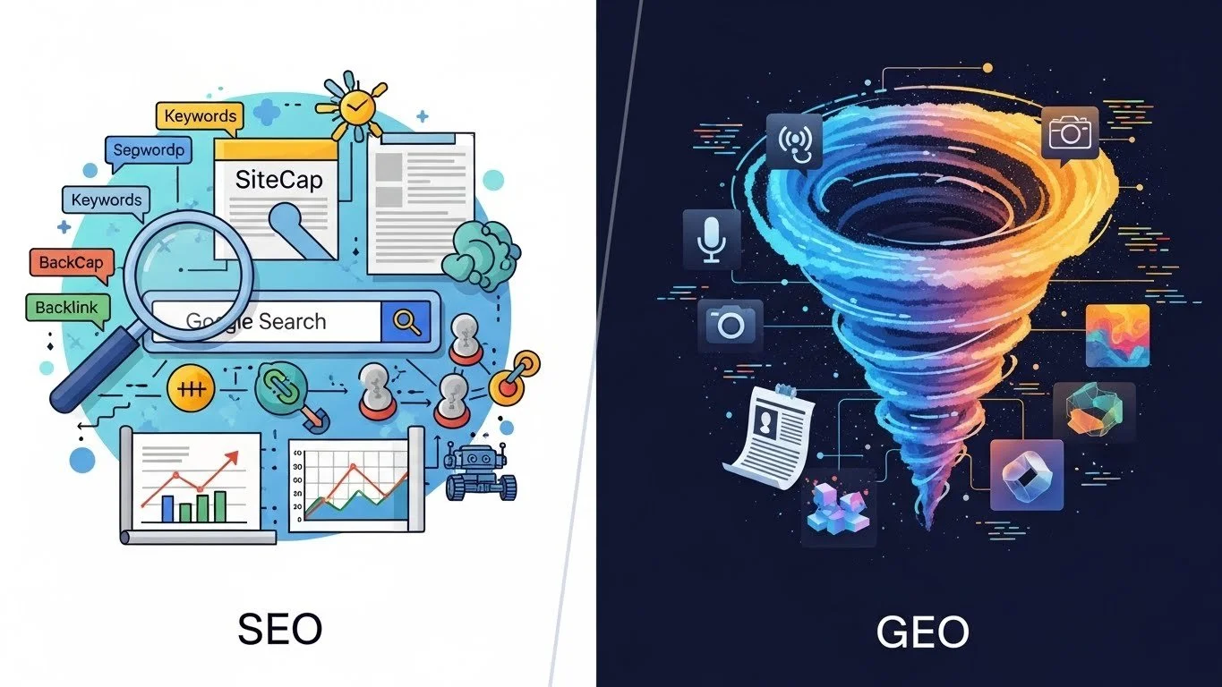SEO와 GEO의 차이, 2026년 마케팅 생존 전략