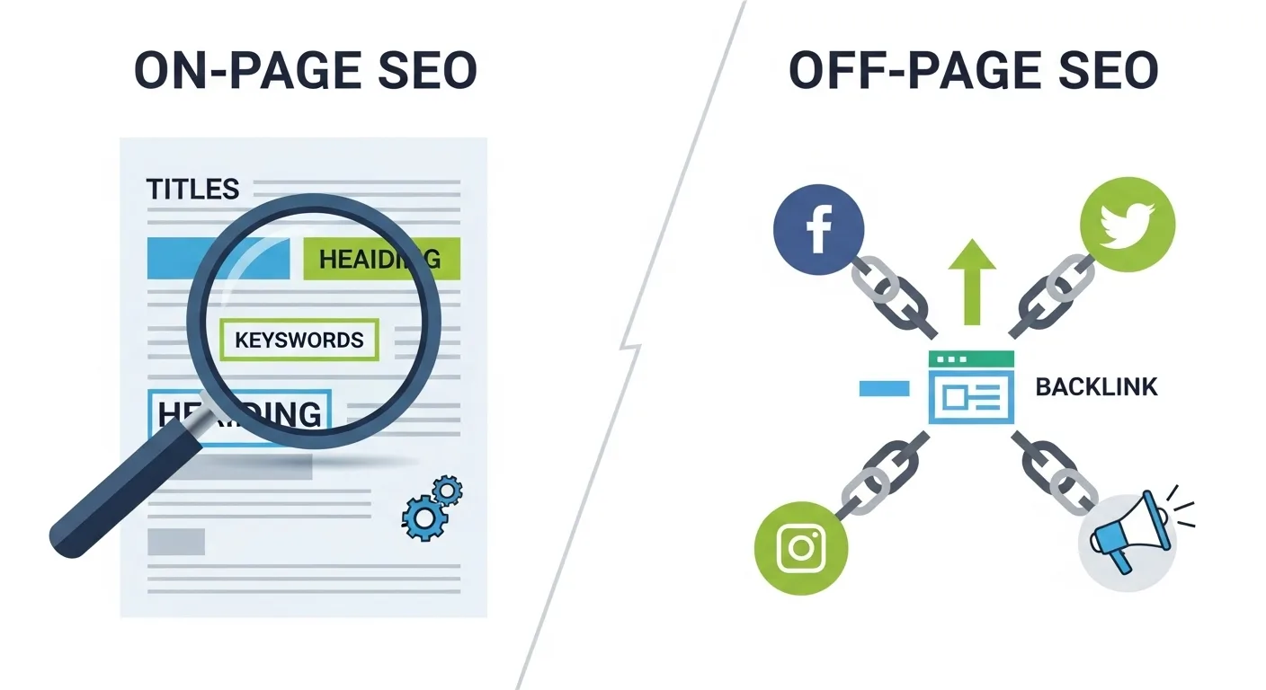 온페이지 SEO vs 오프페이지 SEO
